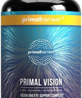 Primal Harvest Probiotics & Vision Supplements For Women And Men Vision And Eye Support Complex With Lutein Zeaxanthin Bundle