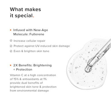Minimalist Vitamin C+E+Ferulic Acid 16% Face Serum For Brightening & Anti Aging | Reduces Skin Damage & Redness To Brighten Dull Complexion | For All Skin Types | For Women & Men | 0.68 Fl Oz / 20 Ml