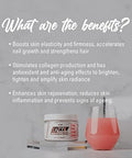 EHP Labs OxyGlow Natural Marine Collagen Powder Hydrolyzed Marine Collagen Peptides Powder Boosts Skin Elasticity and Firmness Accelerates Nail Growth and Strengthens Hai 30 Serves Unflavored