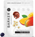 Barker Wellness Co Magnesium Relax Gummies Advanced Stress & Muscle Tension Relief Promotes Calm & Relaxation With Reishi Mushroom & Chamomile Vegan Sugar Tropical Mango 60 Gummies