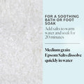 Sky Organics - Epsom Salt Bath Soak, 5 Lbs - Magnesium Sulfate Usp - 100% Pure, Medium Grain - Unscented - Soaking Bath Salts - Resealable Bag - Natural, Vegan & Cruelty - Self Care - Bath & Feet