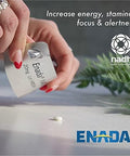Enada 20 X Nadh Supplementboost Energy Mental Focus Staminasupport Fatigue Cell Regenerator20Mg Nadh 30 Lozenges (1 Per Serving)Natural Energy Supplements For Women And Men