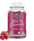 Garden Of Life Organic Beet Root Gummies Made From Pectin With Antioxidants Vitamin C Vitamin D & B12 For Heart Health & Energy Beets Gummies Vegan Gluten Free Non Gmo Raspberry 30 Servings