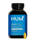 Hum Omg Omega The Great Triple Omega 3 Fish Oil Supplement With Dha Eha & Vitamin E To Support Bright & Even Skin Tone Gluten & Nongmo (60Count)