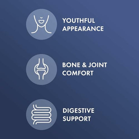 Dr. Mercola Collagen Complex - Supports Skin & Connective Tissue - Types I Ii & Iii Collagen - Non-Gmo Gluten-Free & Soy-Free - 90 Tablets (30 Servings)