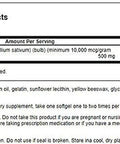 Swanson Garlic 500 Milligrams 60 Sgels