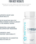 Revive Md Omega 3 Fish Oil Supplements For Men & Women - Omega 3 Softgels With Epa & Dha Fatty Acids For Healthy Skin & Joints Heart & Brain Support - Vegan-Friendly Gluten- - 120 Softgels