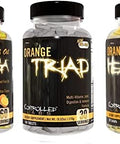 Controlled Labs Overall Health Bundle 30 Servings Orange Triad 90 Count Orange Health Iq 120 Count Orange Oximega Fish Oil Muscle Building And Recovery Supplement For Men And Women