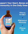Drops Of Nature Magnesium Glycinate With Vitamin K2 D3 Drops (Mixed Berry 60 Ml) & Pella Nutrition Mushroom Coffee With Lion'S Mane (Regular Caffeine 60 Cups) Vegan Non-Gmo Focus & Bone Health