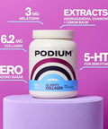 Podium Nutrition Sleepy Collagen With Melatonin Hot Chocolate 25 Servings Collagen Protein Gluten Soy