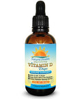 Vitamin D Drops for Kids and Adults Pure Liquid D3 Easy Dose Dropper 2 Ounce Supply from