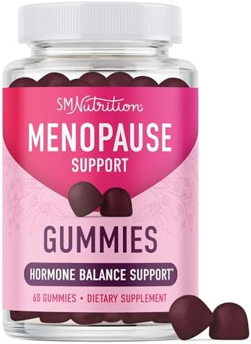 Smnutrition Menopause Supplements For Women Hot Flashes & Night Sweats Hormone Balance Menopause Relief For Women & Perimenopause Support With Black Cohosh Dim & Red Clover 60 Ct (2 Month Supply)