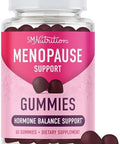 Smnutrition Menopause Support Gummies Hormone Balance Relief For Hot Flashes Night Sweats Mood Swings & Bloating With Phytoestrogen Soy Vitamin D3 Paba Biotin Vegetarian Gluten 60 Count
