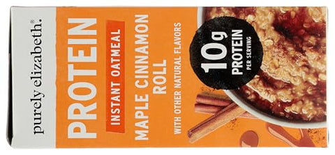 Purely Elizabeth Maple Cinnamon Roll Instant Protein Oatmeal, 7.6 Ounce