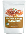 Natural Dried Monk Fruit Flower - 2.0 oz, All-Natural Luo Han Guo Flower Tea, No Additives, No GMO