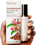Gya Labs Sandalwood Roll On & Sweet Orange Essential Oil For Diffuser Set - Essential Oils Aromatherapy Roll On With Essential Oil Set - 2X0.34 Fl Oz - Gya Labs