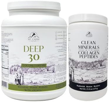 Mt. Capra Deep 30 Coconut + Clean Minerals With Collagen Peptides Bundle