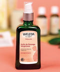 Weleda Stretch Mark Pregnancy Massage Oil 3.4 Fluid Ounce Plant Rich Oil With Vitamin E Sweet Almond Jojoba And Arnica Oils