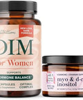 Smnutrition Myoinositol Powder Complex And Women'S Dim Supplement Hormone Balance Bundle With Ideal 40:1 Ratio Myoinositol & Dchiro Inositol Powder (30 Servings) And Dim Supplement For Women (60 Servings)