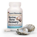 Marine Calcium Bone Density Supplement 3.5X Absorbable Pearl Calcium and Icelandic Marine Algae with Magnesium Vitamin D3 K2 and More Organic Holistic Alternative Astronaut Endorsed 30 Days Supply