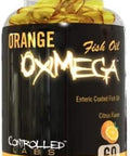 Controlled Labs Orange Oximega Fish Oil Supplement 120 Softgels Epa And Dha 2000Mg Omega 3 Fatty Acids Citrusflavor Burpless Softgels