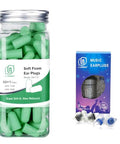 Lysian Foam Ear Plugs 60 Pairs And Concerts Ear Plugs 2 Pairs By Lysian