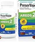 Preservision Areds 2 Eye Vitamin & Mineral Supplement Contains Lutein Vitamin C Zeaxanthin Zinc & Vitamin E 120 Softgels (Packaging May Vary) (Pack Of 2)