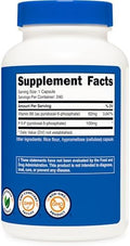 Nutricost P5P Vitamin B6 Supplement 100Mg 240 Capsules (Pyridoxal5Phosphate) Vegetarian Friendly Nongmo Gluten