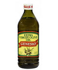 Genesio Extra Virgin Olive Oil, Premium First Cold Pressed, 1 Liter Glass Bottle | Italian Extra Virgin Olive Oil with Smooth Buttery Finish for Bread, Pasta, Salad & Dipping, Product of Italy