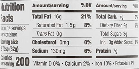 Sunbutter Natural Crunch Sunflower Seed Spread 16 Ounce