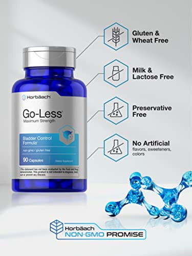 Horbaach Go Less Bladder Control Supplement 90 Capsules
