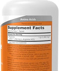 Now Foods Supplements, L-Arginine 1,000 Mg, Nitric Oxide Precursor, Amino Acid, 120 Tablets