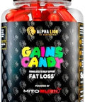Alpha Lion Gains Candy Supplement Pills For Muscle Pump & Blood Flow Nitric Oxide Booster Supports Mental Focus Use Daily To Workout Performance 63 Capsules (Nitrosigine)