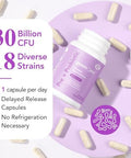 Premom Prenatal Pre & Probiotics For Women: 18 Diverse Organic Prebiotics Strains Supports Digestive 30 Billion Cfu Gut & Immune Health For Mom And Baby Daily Capsules