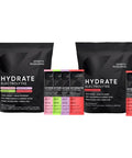 Sports Research Hydrate Electrolytes Combo Pack - Sugar-Free & Naturally Flavored With Vitamins Minerals And Coconut Water - Supports Hydration - 32 Packets - Cherry Pomegranate Dominant Flavor
