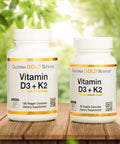 California Gold Nutrition Vitamin D3 + K2 180 Veggie Capsules