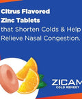 Zicam Cold Remedy Zinc Rapidmelts Citrus Flavor 25 Count (Pack Of 1)