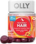 Olly Heavenly Hair Gummy, Supports Healthy Hair, Keratin, Biotin, Amla, Chewable Supplement, 30 Day Supply - 60 Count