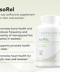 Theralogix Isorel Whole Soybean Extract Supplement 90Day Supply Menopause Support To Aid Hot Flashes Prostate Health Support For Men Nsf 90 Capsules