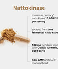 Micro Ingredients Nattokinase 10000 Fu Per Serving (Natural Natto Extract) 240 Vegetarian Capsules With Coq10 Turmeric Aged Garlic & Pine Bark Extract Non-Gmo Lab Tested Cgmp Manufactured