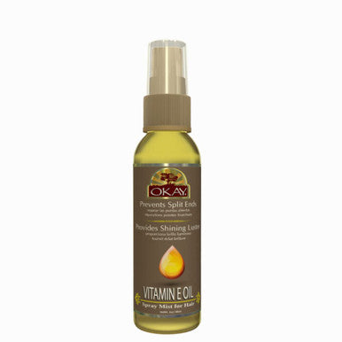Vitamin E Spray Mist Oil For Hair Helps Prevents Split Ends Repairs Damage Caused By Heat And Chemical Treatment Paraben For All SkinHair Types and Textures Made in USA 2oz