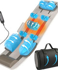 Yening Full Body Massage Mat With Airbags Air Compression Stretching Mat With Heat For Bed Floor Neck Lumbar Traction Pad For Pain Relief Foldable Massage Mattress Topper 5'1"-6'0"