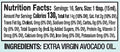 DeLallo Extra Virgin Avocado Oil 8.5 oz