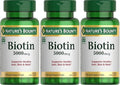Nature's Bounty Biotin 5000 mcg Liquid Softgels 72 ea (Pack of 3)