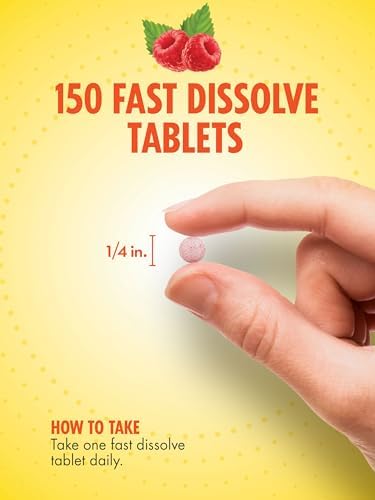 Sundance B12 Methylcobalamin 1000 mcg 150 Fast Dissolve Tablets Natural Berry Flavor Vegetarian NonGMO and Gluten Free Essential Vitamin Supplement