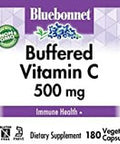 Bluebonnet Nutrition Buffered Vitamin C500 Mg Vegetable Capsules Buffered Calcium Ascorbate For Immune Health Soy Gluten 180 Vegetable Capsules ('743715005693)