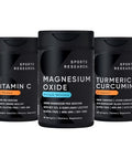 Sports Research Multivitamins Pack - High Potency Vitamin C Supplement 1000Mg Magnesium Oxide 420Mg Turmeric Curcumin C3 Complex W/Bioperine Black Pepper Extract