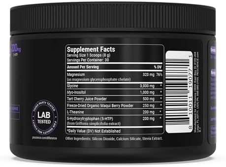 Pescience Haze Sleep Powder Melatonin- Unflavored Sleep Support With 5-Htp Theanine Myo-Inositol And Magnesium 30 Servings