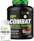 Muscle Pharm Combat 4Lb Chocolate Protein & Musclepharm Fish Oil