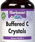 Bluebonnet Nutrition Buffered C Crystals Buffered Vitamin C Powder For Immune Health For Antioxidant Protection Soy Gluten Nongmo Kosher Dairy Vegan Powder 4.4 Oz (125 G)